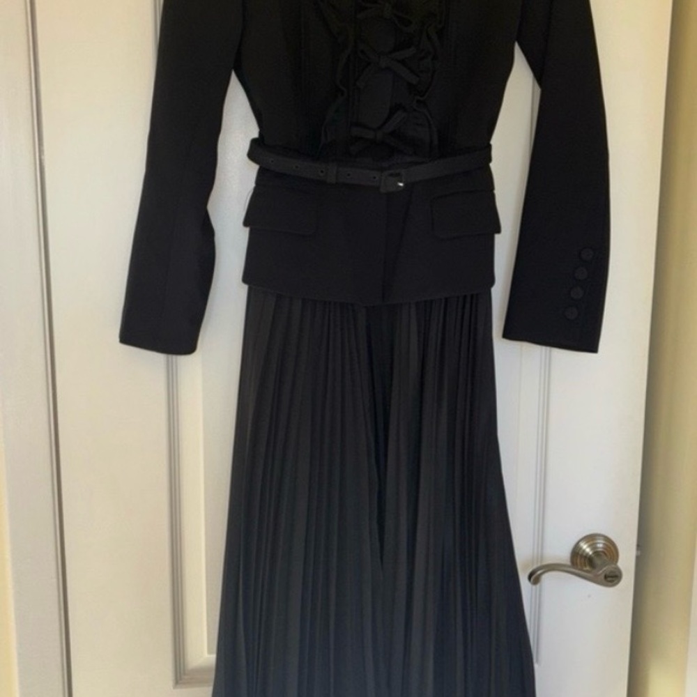 Self-Portrait Blazer Pleated Skirt Dress - Picture 8 of 8